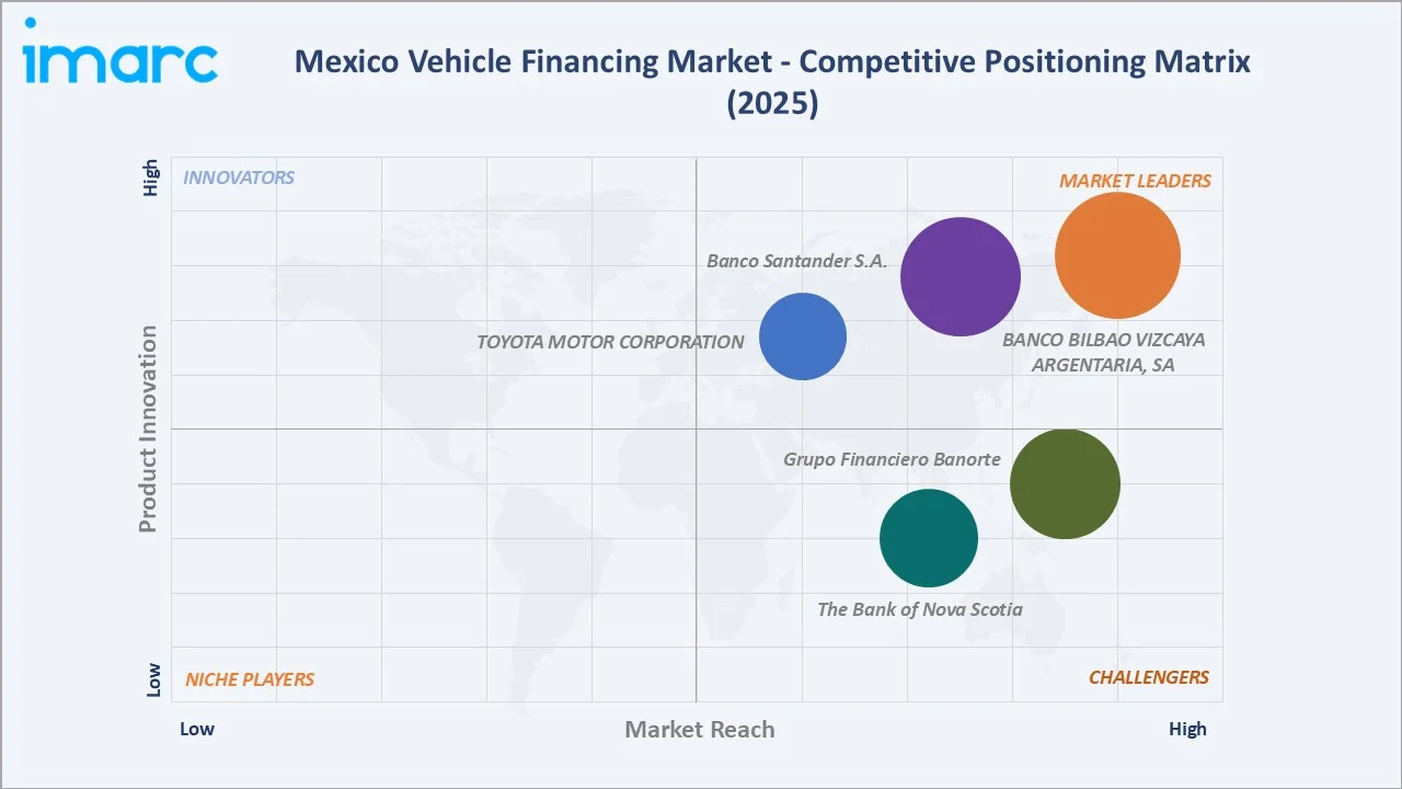 Mexico Vehicle Financing Market Competitive Positioning Matrix