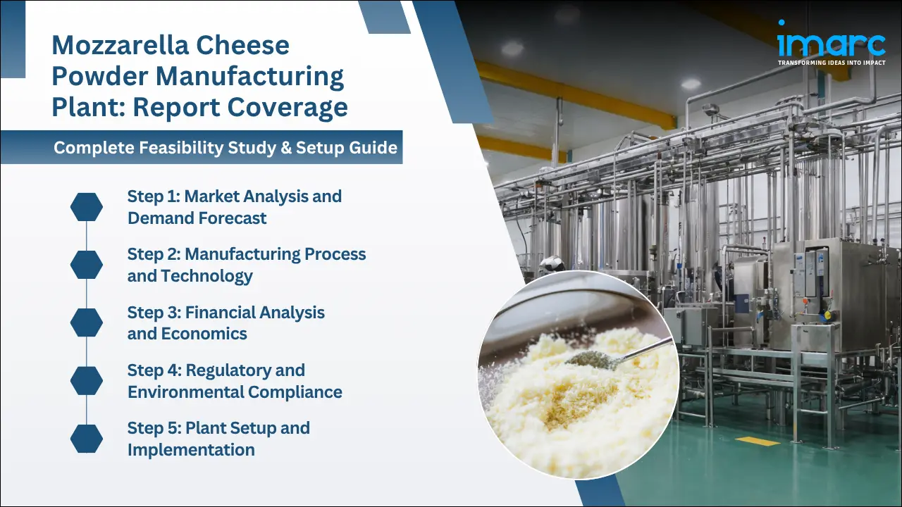 Mozzarella Cheese Powder Manufacturing Plant
