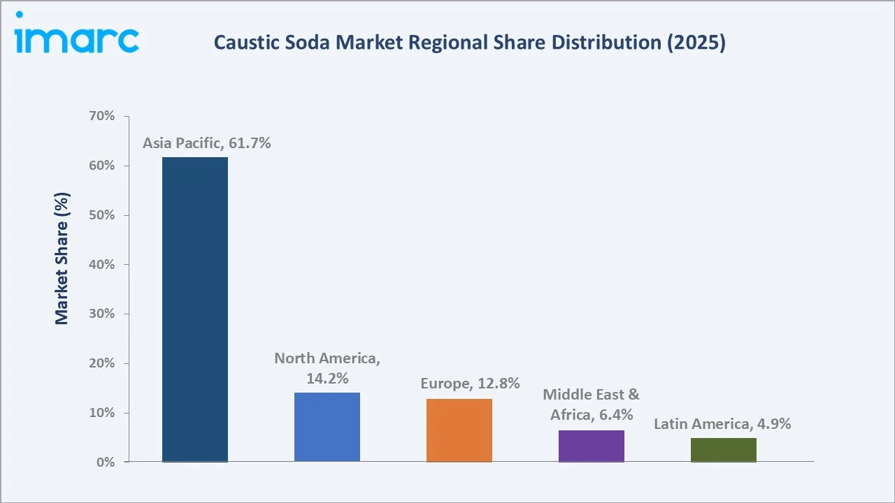 Caustic Soda Market By Region