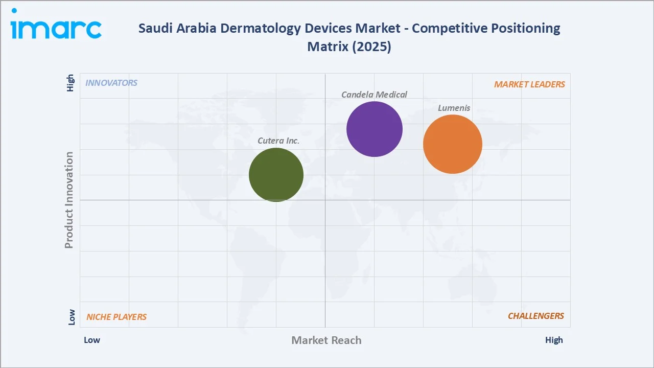 Saudi Arabia Dermatology Devices Market Competitive Positioning Matrix