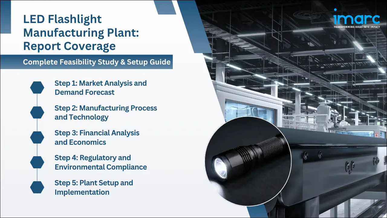LED Flashlight Manufacturing Plant Project Report