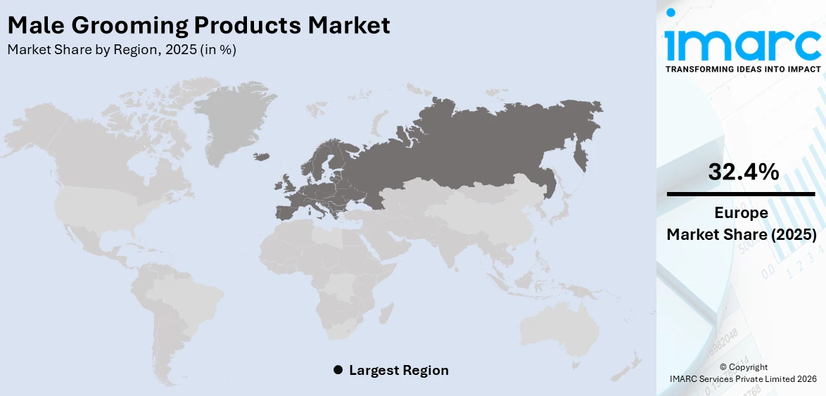Male Grooming Products Market By Region