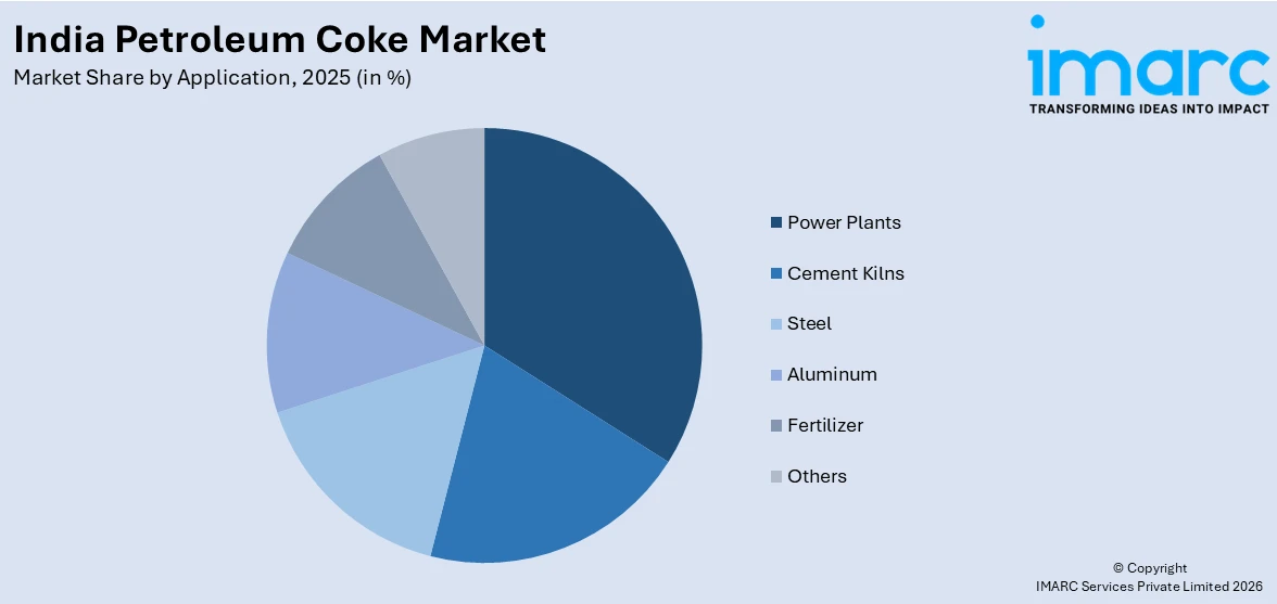 India Petroleum Coke Market By Application