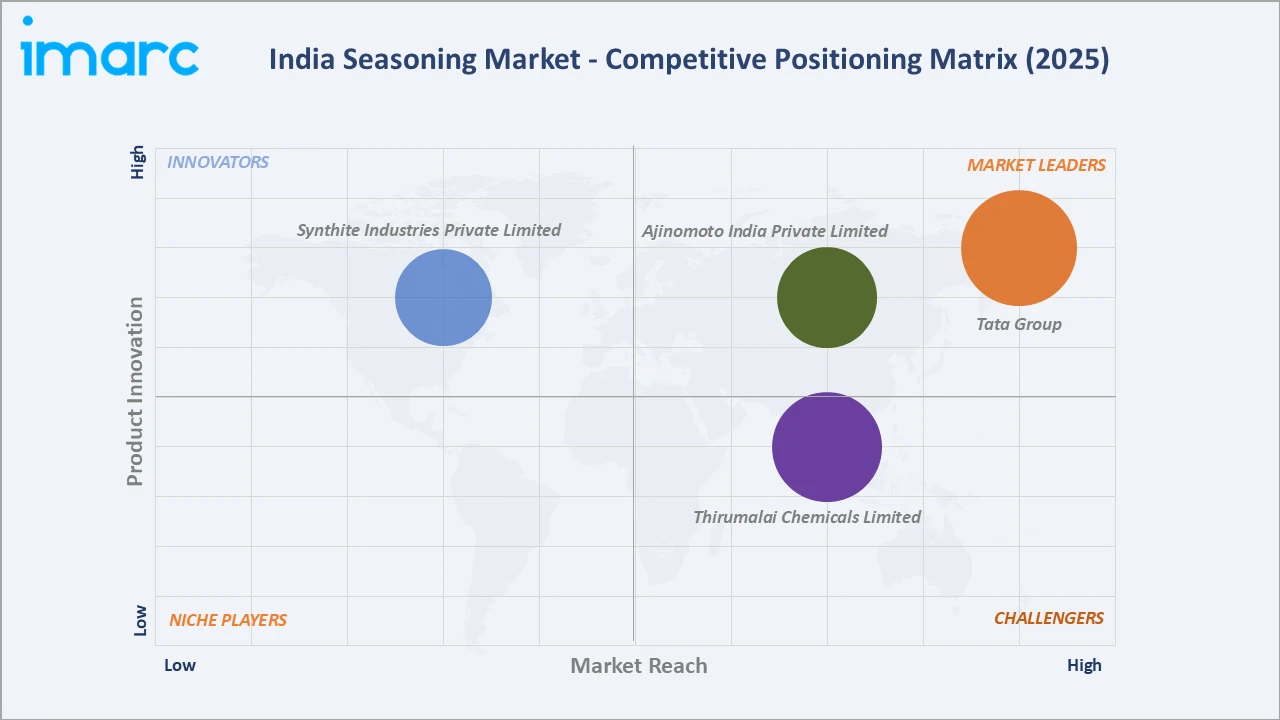 India Seasoning Market Competitive Positioning Matrix