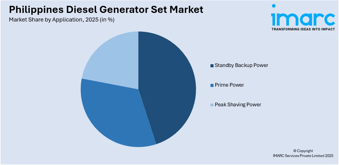  Philippines Diesel Generator Set Market By Application