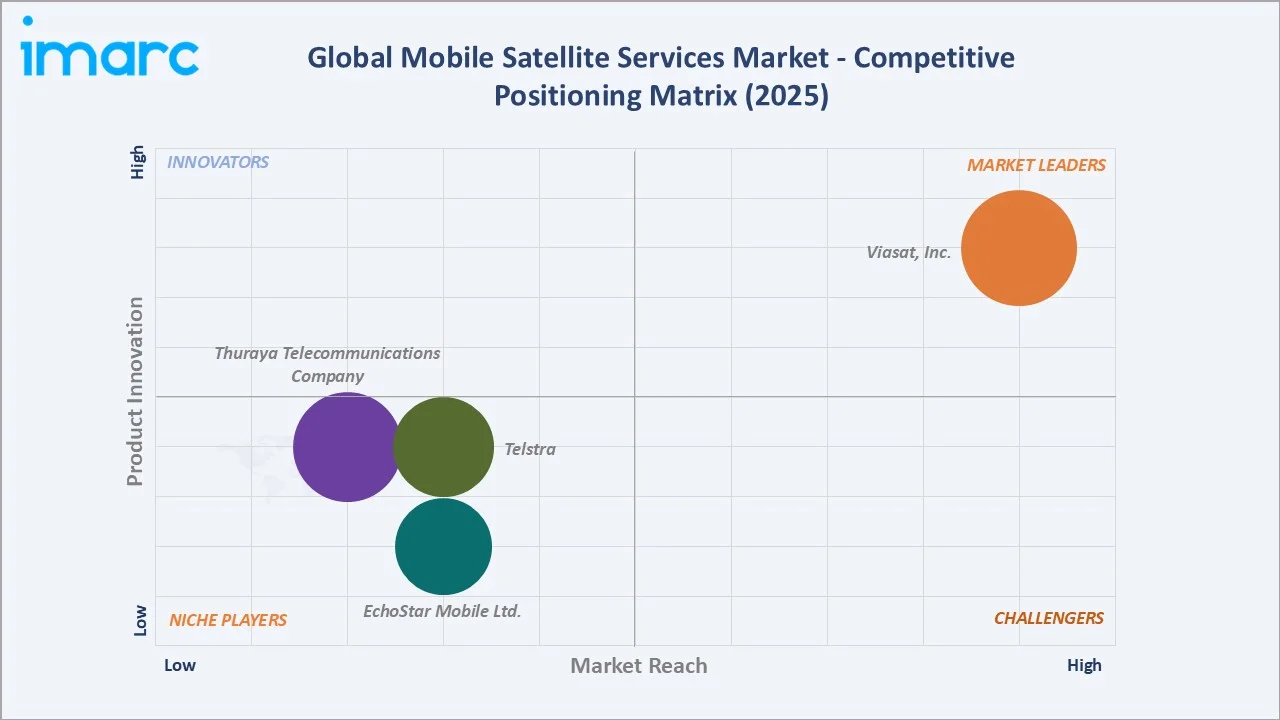 Mobile Satellite Services Market Competitive Positioning Matrix 