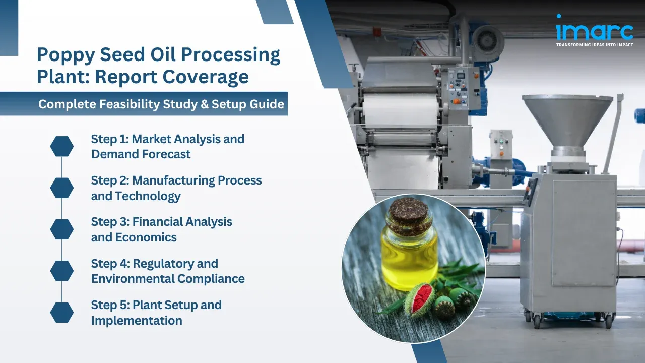 Poppy Seed Oil Processing Plant  