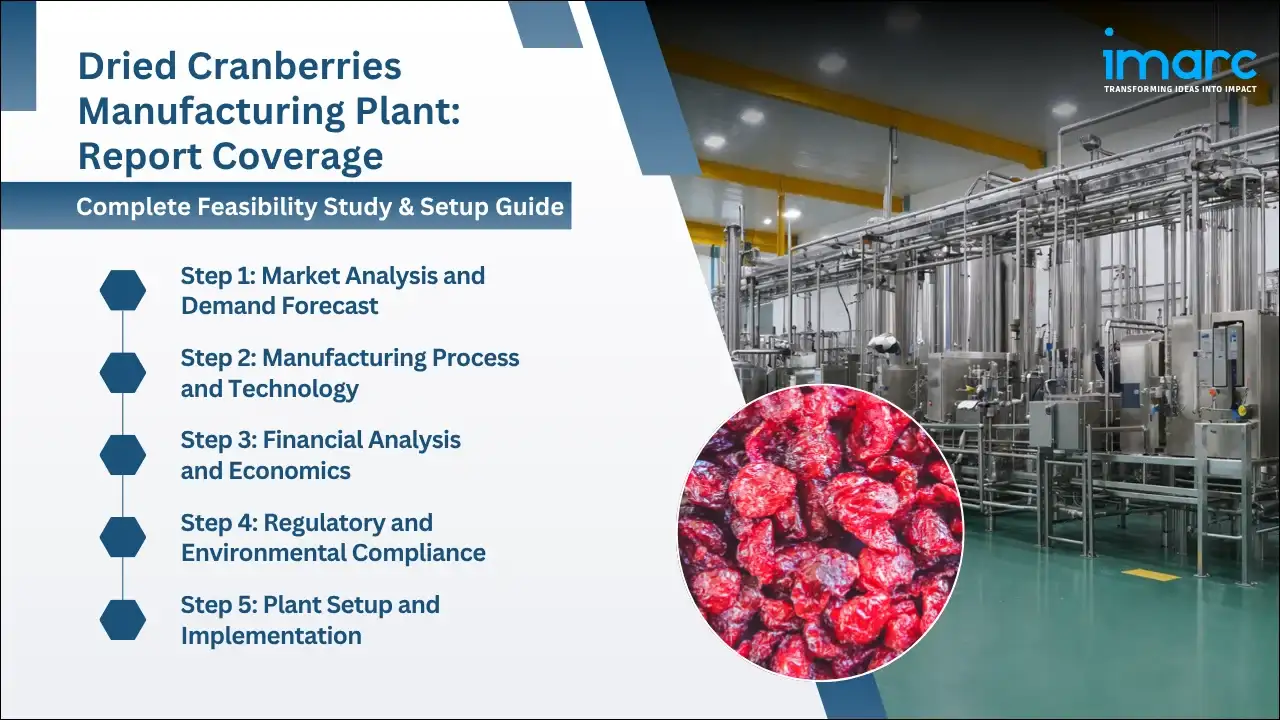 Dried Cranberries Manufacturing Plant