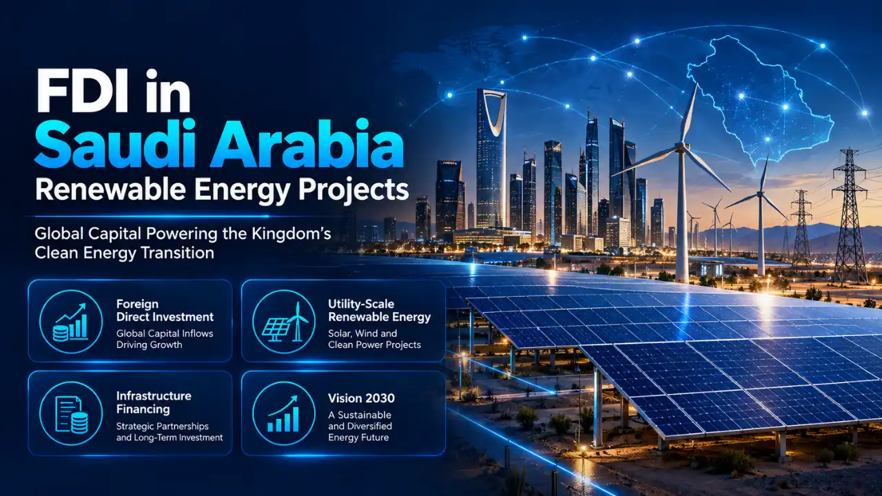 What's Fueling Foreign Direct Investment in Saudi Arabia's Utility-Scale Renewable Energy Projects?