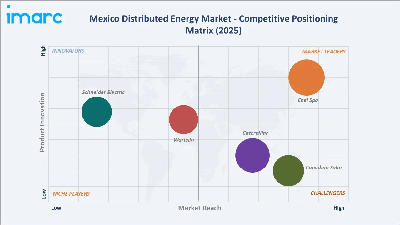 Mexico Distributed Energy Market By Competitive Positioning Matrix