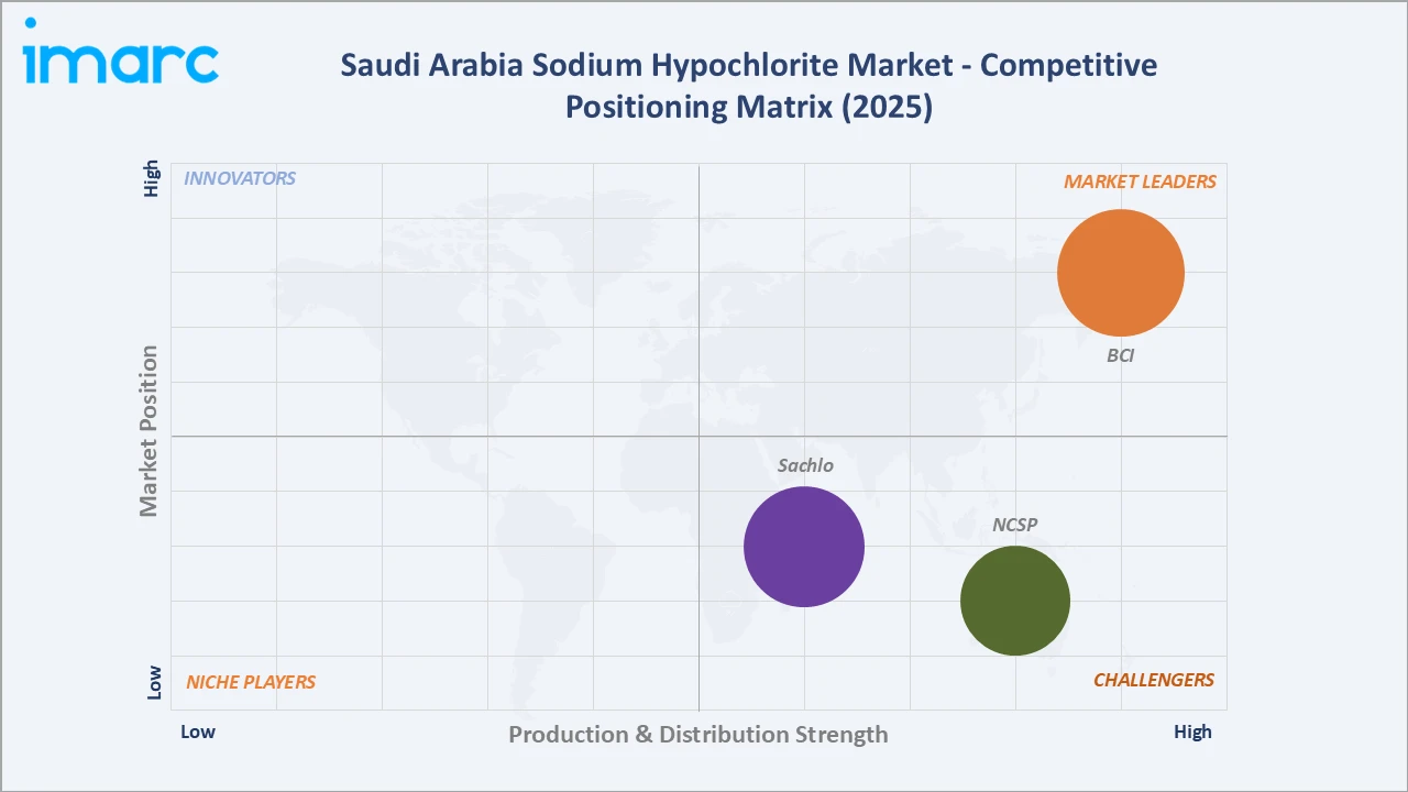 Saudi Arabia Sodium Hypochlorite Market Competitive Positioning Matrix