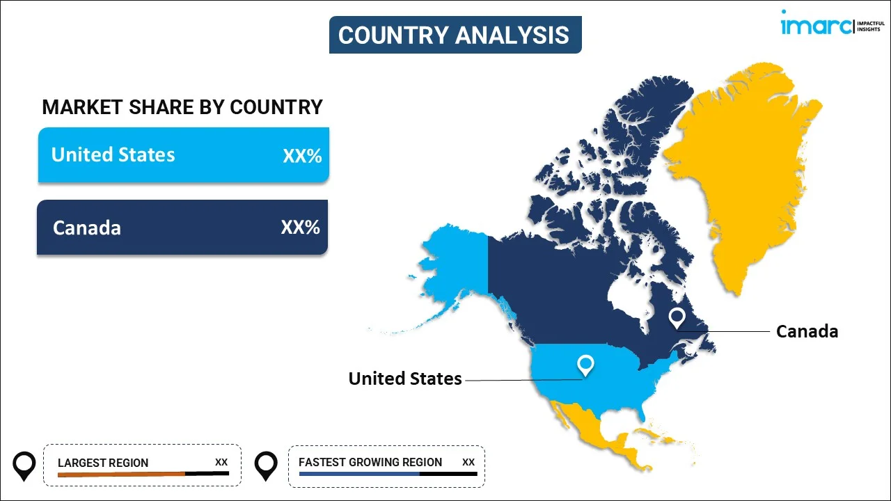 North America Mattress Market By Country