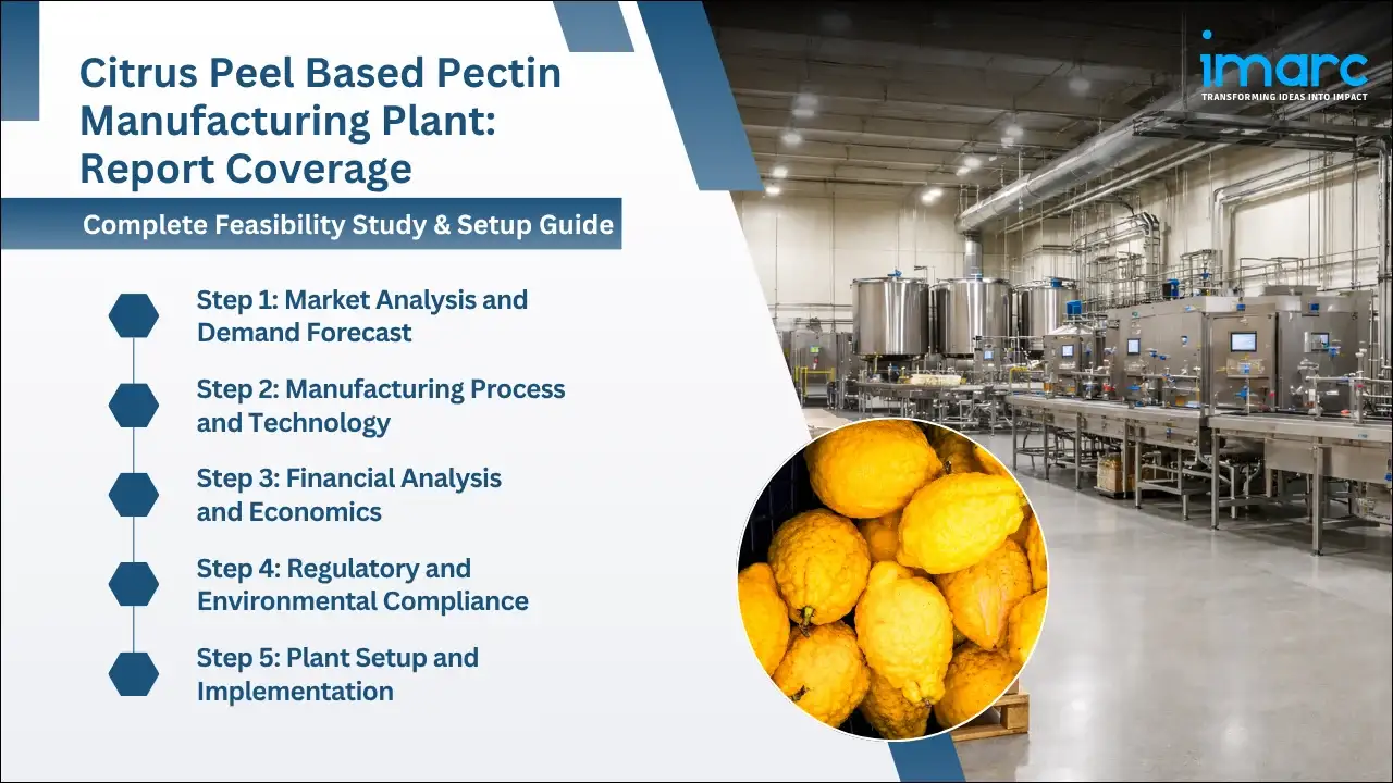 Citrus Peel Based Pectin Manufacturing Plant