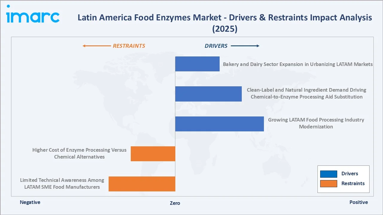 Latin America Food Enzymes Market Drivers & Restraints