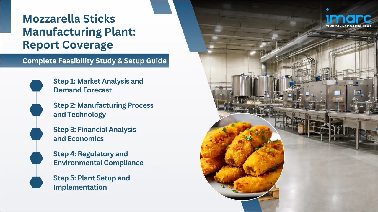 Mozzarella Sticks Manufacturing Plant Project Report