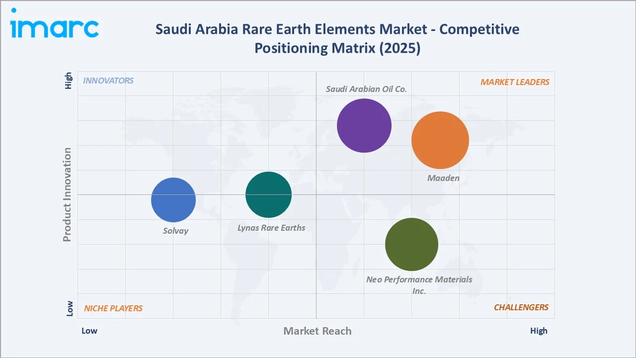 Saudi Arabia Rare Earth Elements Market By Competitive Positioning Matrix