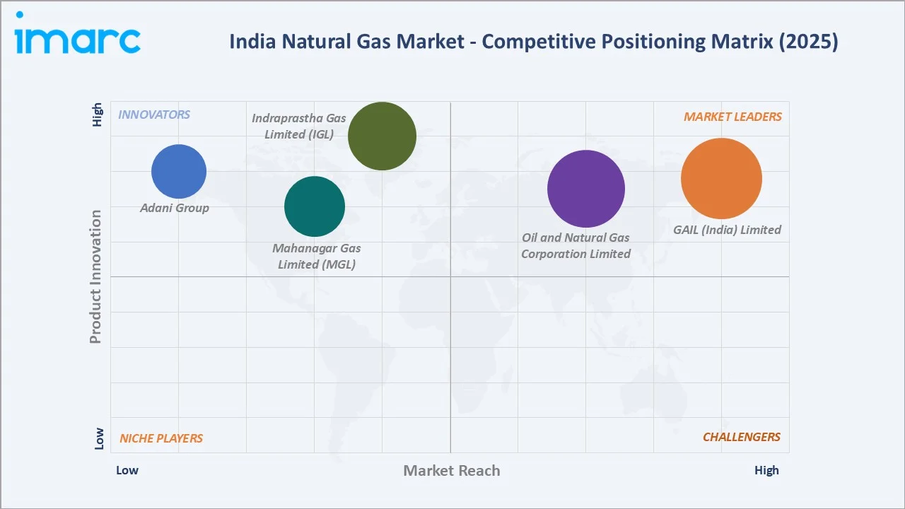 India Natural Gas Market by Competitive Landscape