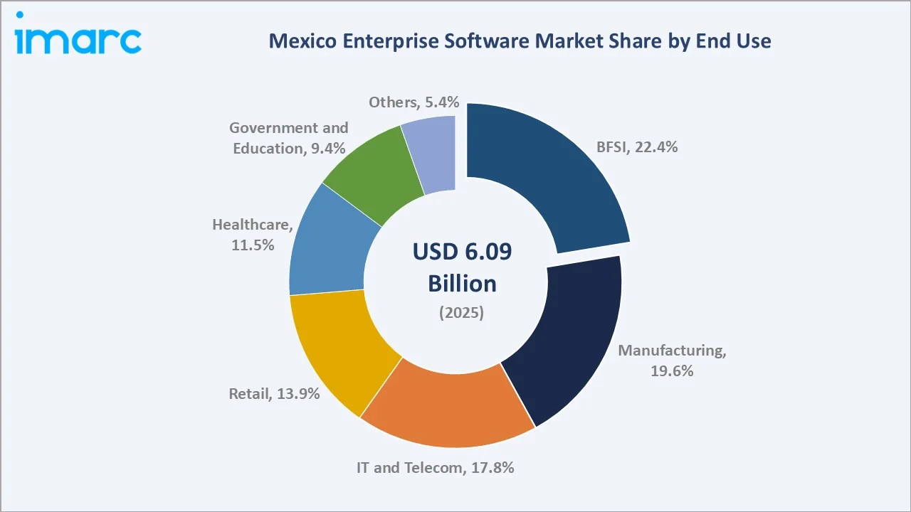 Mexico Enterprise Software Market By End Use