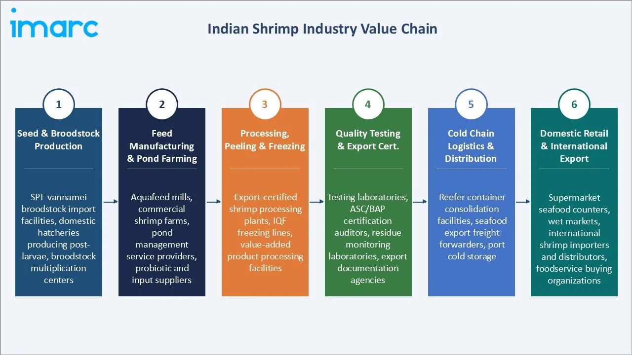 Indian Shrimp Market Industry Value Chain