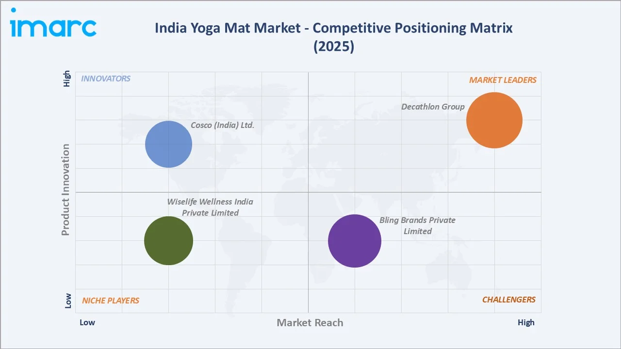 India Yoga Mat Market Competitive Positioning Matrix