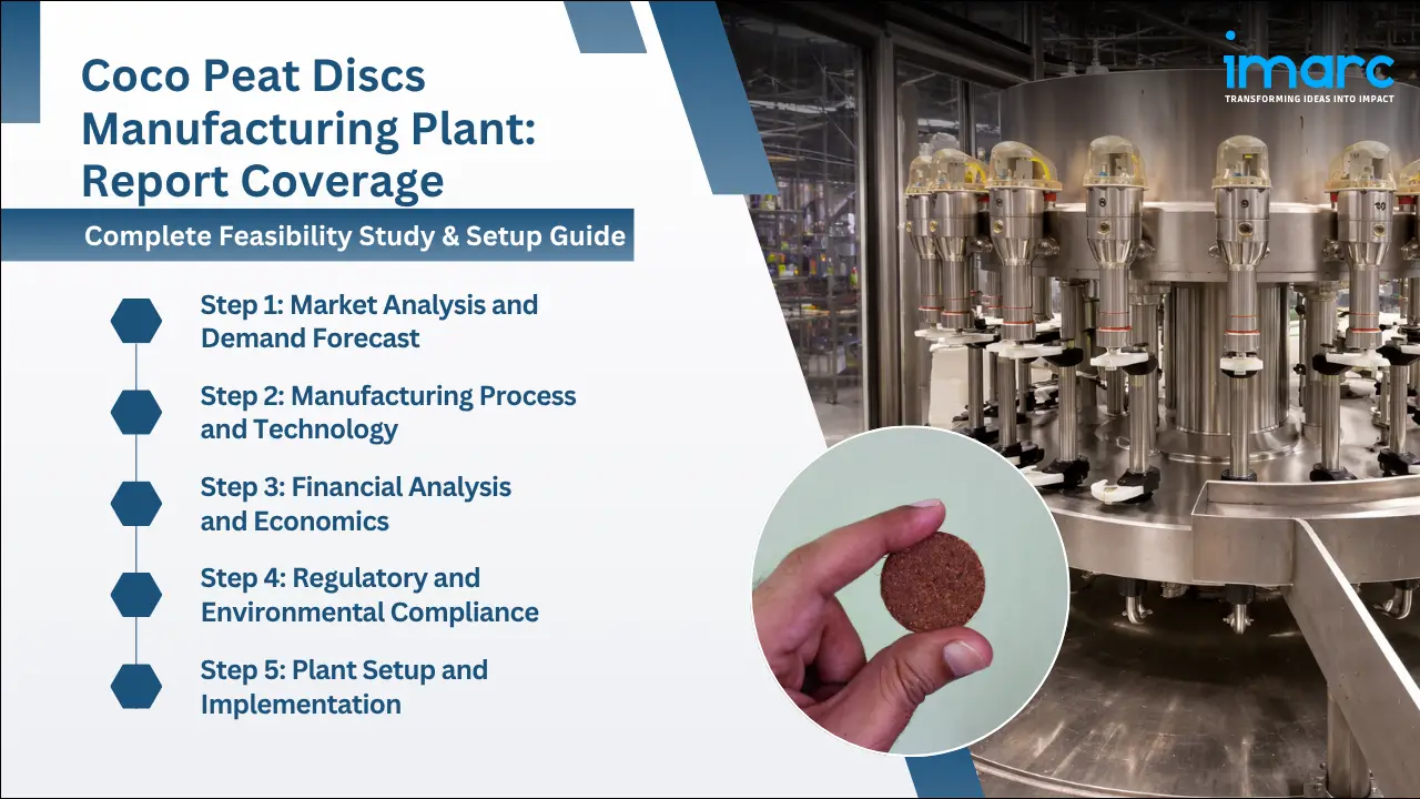 Coco peat discs Manufacturing Plant Project Report