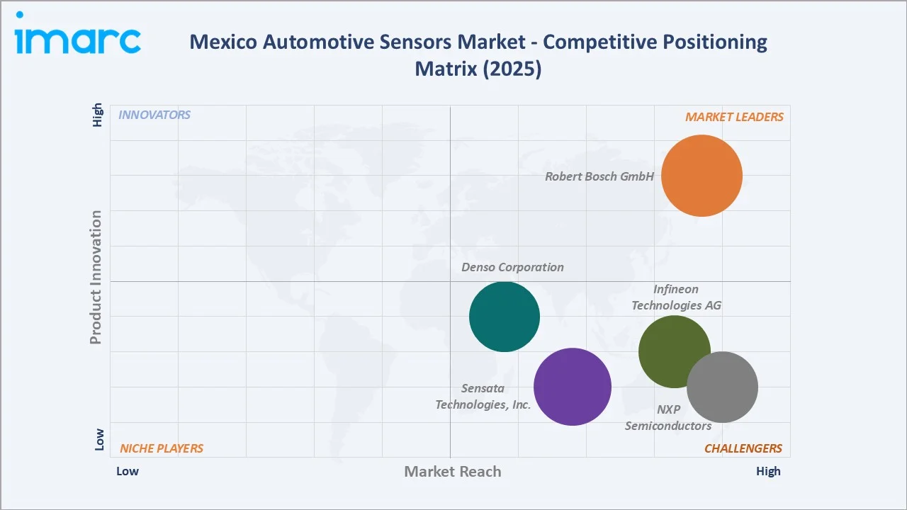 Mexico Automotive Sensors Market By Competitive Positioning Matrix