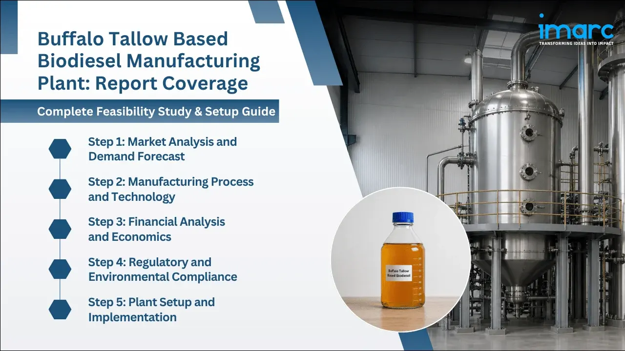 Buffalo Tallow Based Biodiesel Manufacturing Plant Project Report