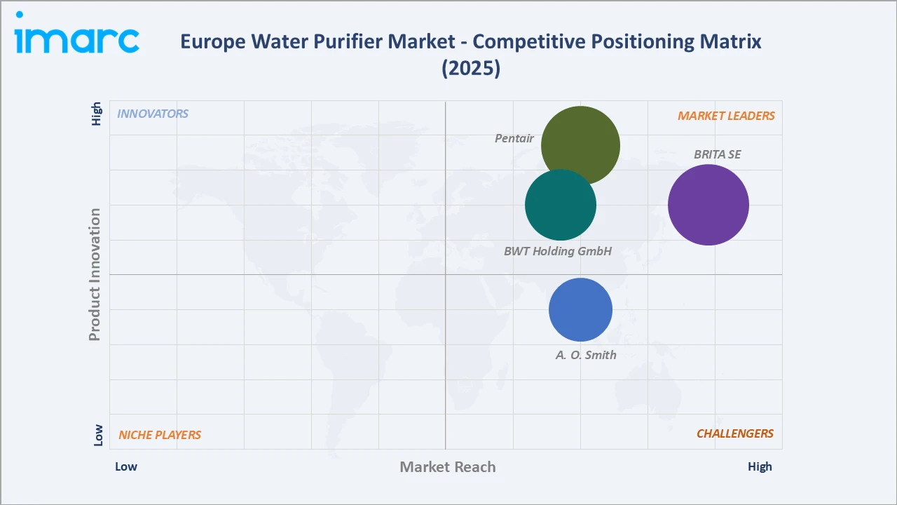 Europe Water Purifier Market Competitive Positioning Matrix