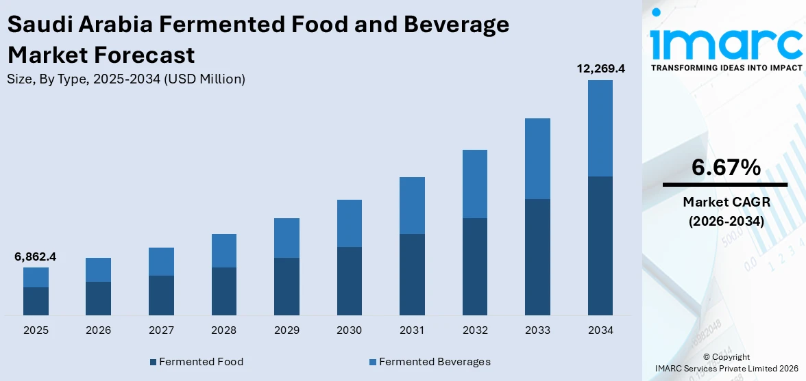 Saudi Arabia Fermented Food and Beverage Market Size