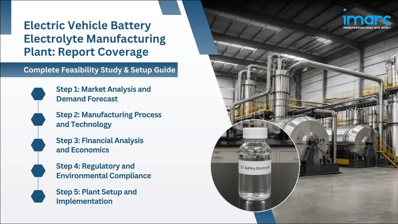 Electric Vehicle Battery Electrolyte Manufacturing Plant Project Report