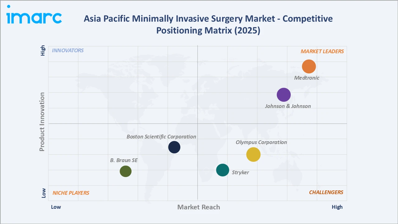 Asia Pacific Minimally Invasive Surgery Market Competitive Positioning Matrix