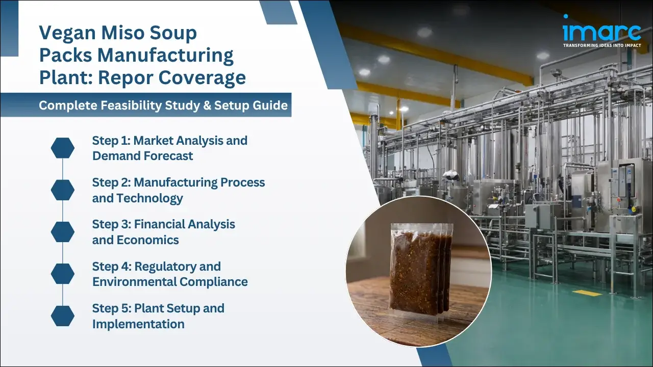 Vegan Miso Soup Packs Manufacturing Plant