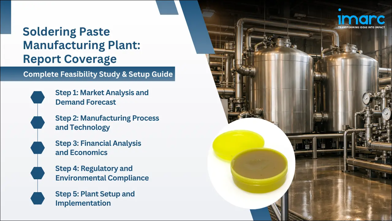 Soldering Paste Manufacturing Plant Project Report