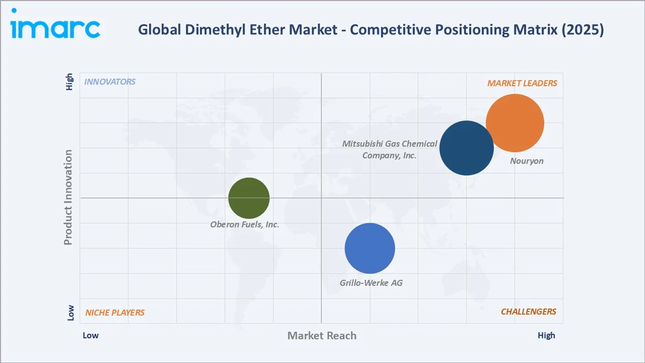 Dimethyl Ether Market Competitive Positioning Matrix