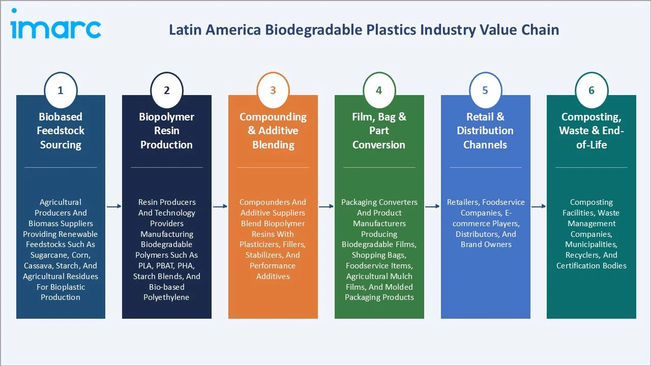 Latin America Biodegradable Plastics Market Value Chain