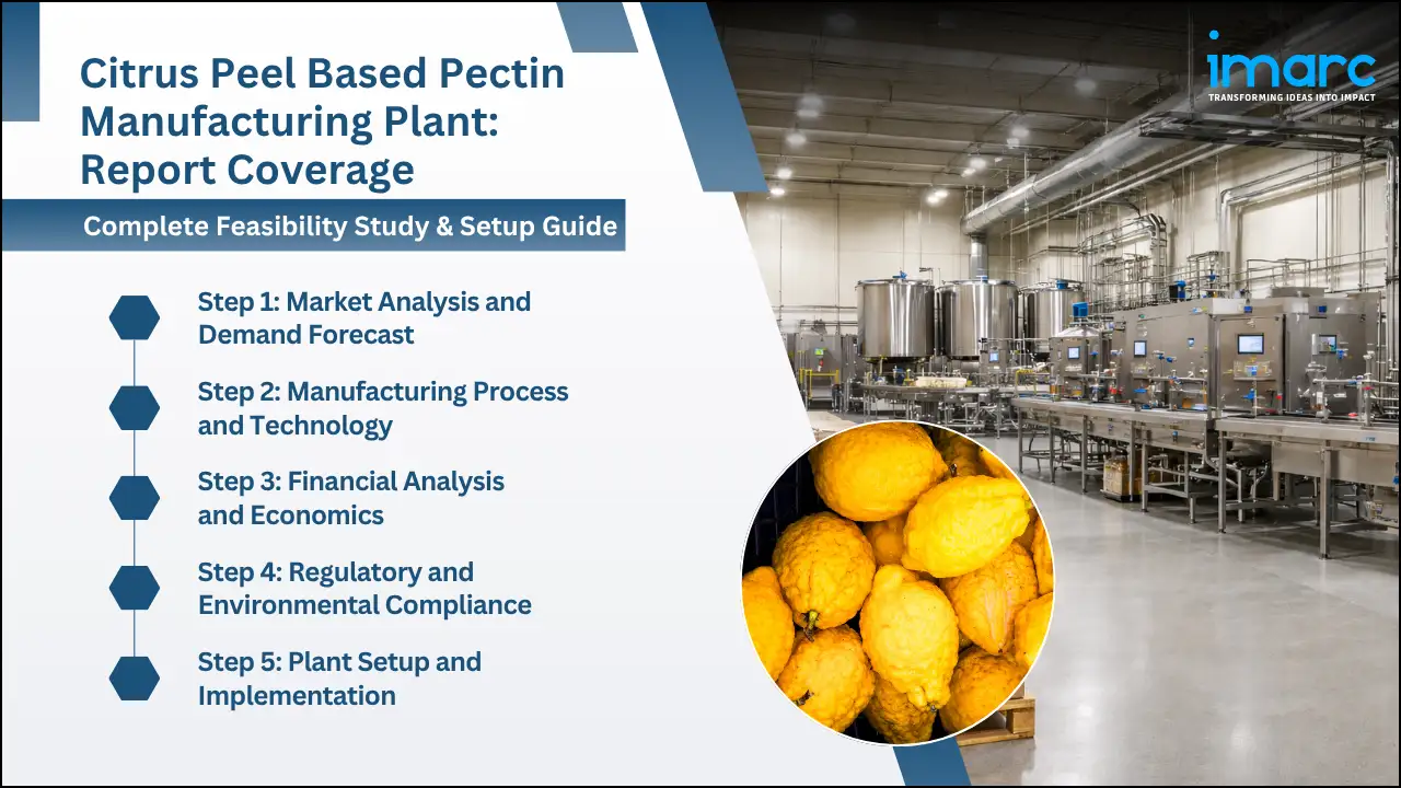 Citrus Peel Based Pectin Manufacturing Plant