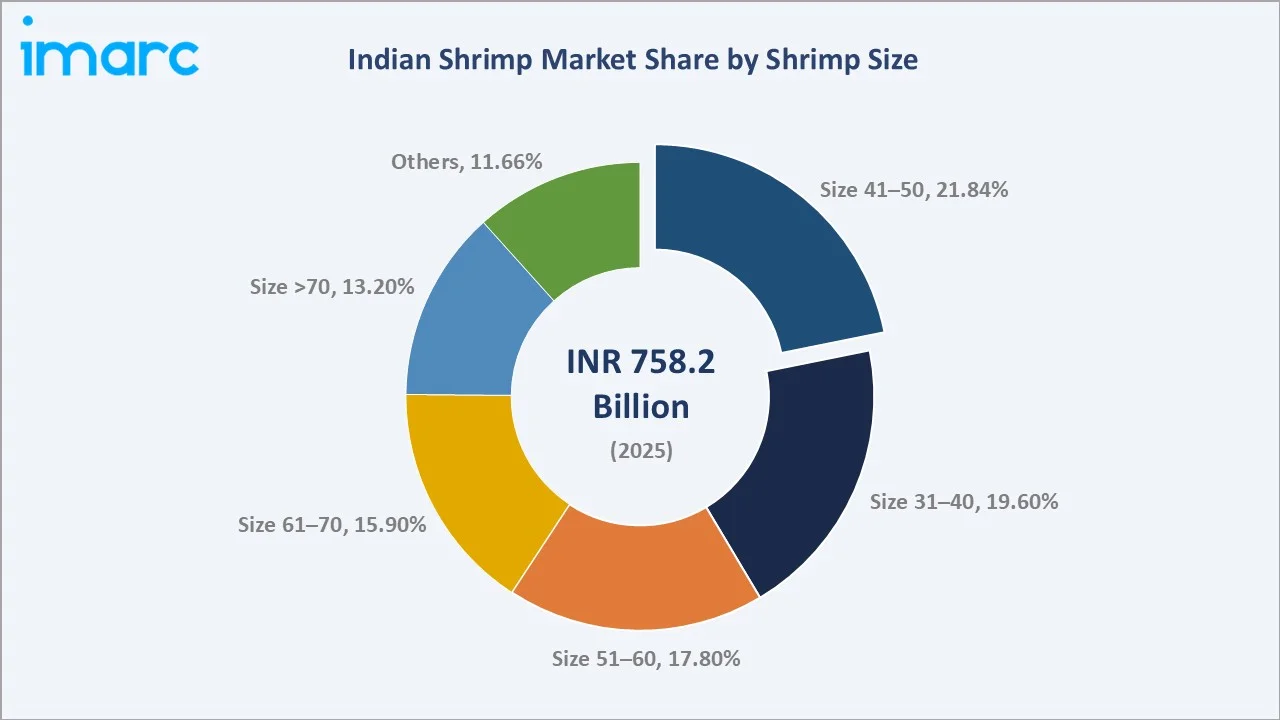 Indian Shrimp Market By Shrimp Size