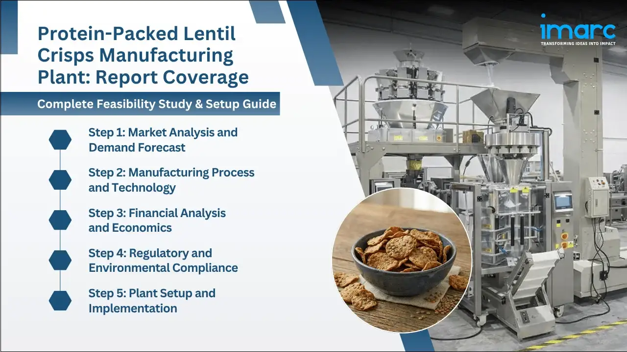 Protein-Packed Lentil Crisps Manufacturing Plant 