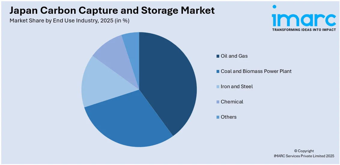 Japan Carbon Capture and Storage Market by End Use Industry
