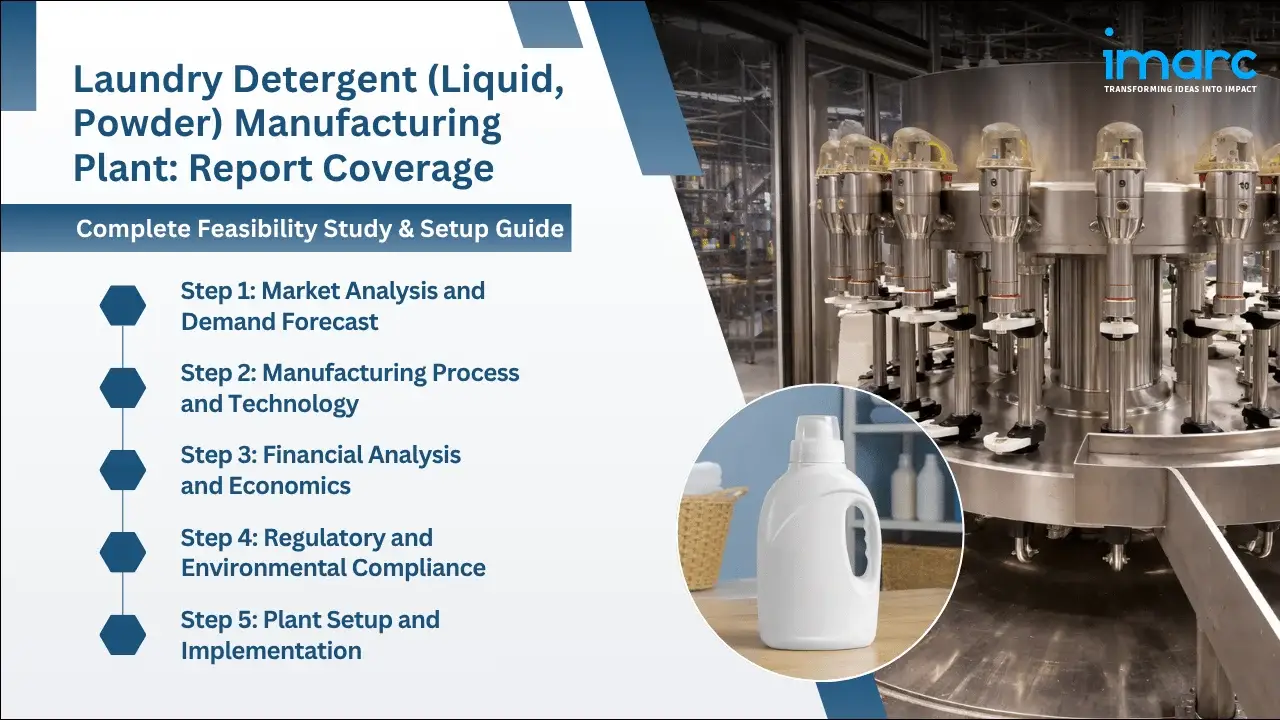 Laundry Detergent (Liquid, Powder) Manufacturing Plant