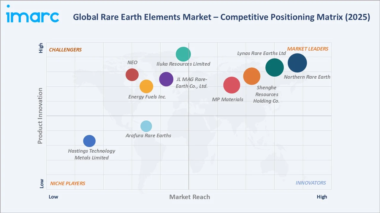 Rare Earth Elements Market Competitive Positioning Matrix