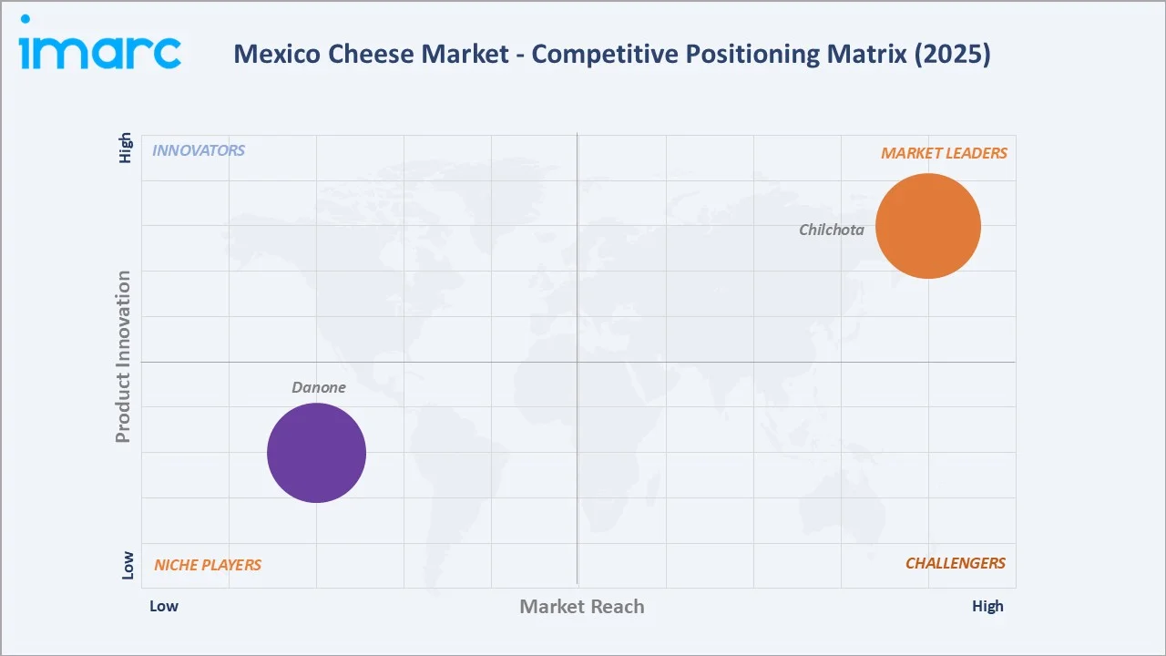 Mexico Cheese Market Competitive Positioning Matrix