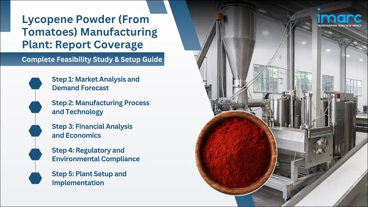 Lycopene Powder (From Tomatoes) Manufacturing Plant