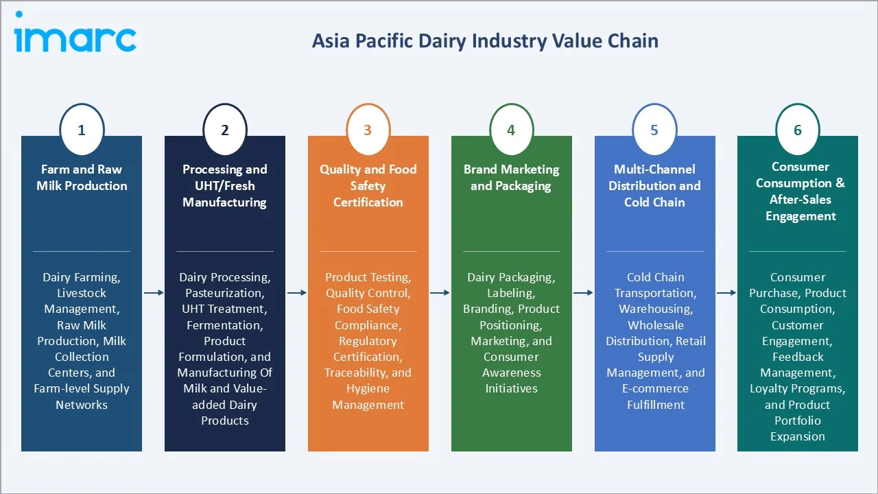 Asia Pacific Dairy Market Industry Value Chain