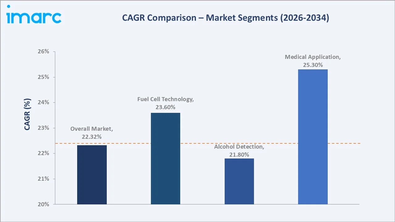 India Breath Analyzer Market CAGR Comparison