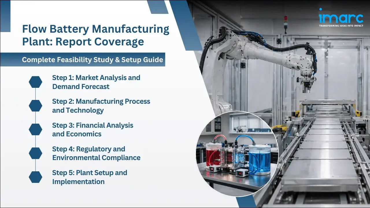 Flow Battery Manufacturing Plant Project Report