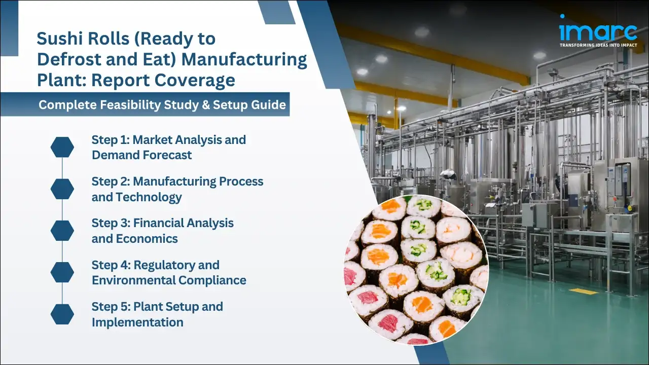 Sushi Rolls (Ready to Defrost and Eat) Manufacturing Plant Project Report