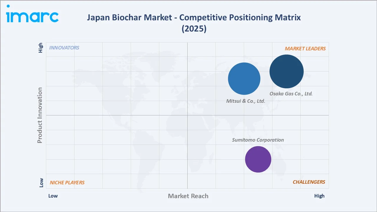 Japan Biochar Market By Competitive Positioning Matrix