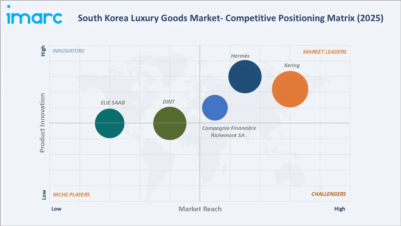 South Korea Luxury Goods Market Competitive Positioning Matrix
