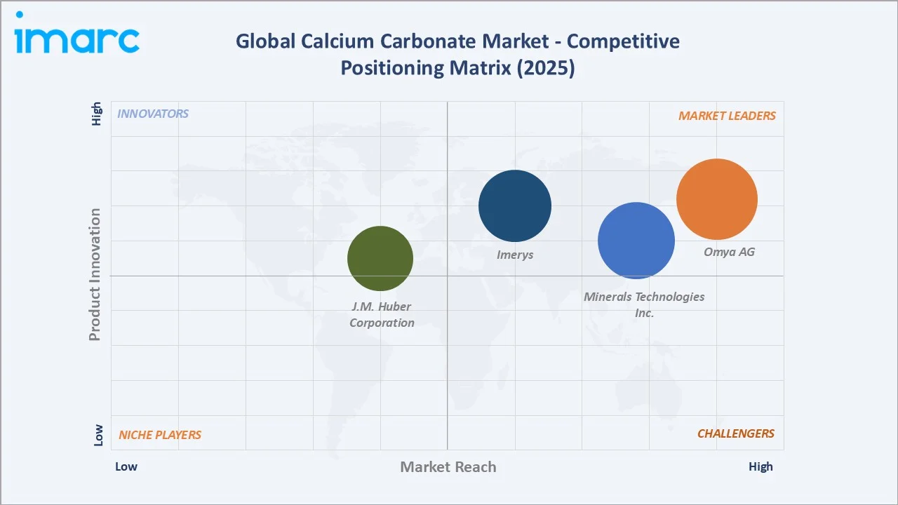 Calcium Carbonate Market By Competitive Positioning Matrix